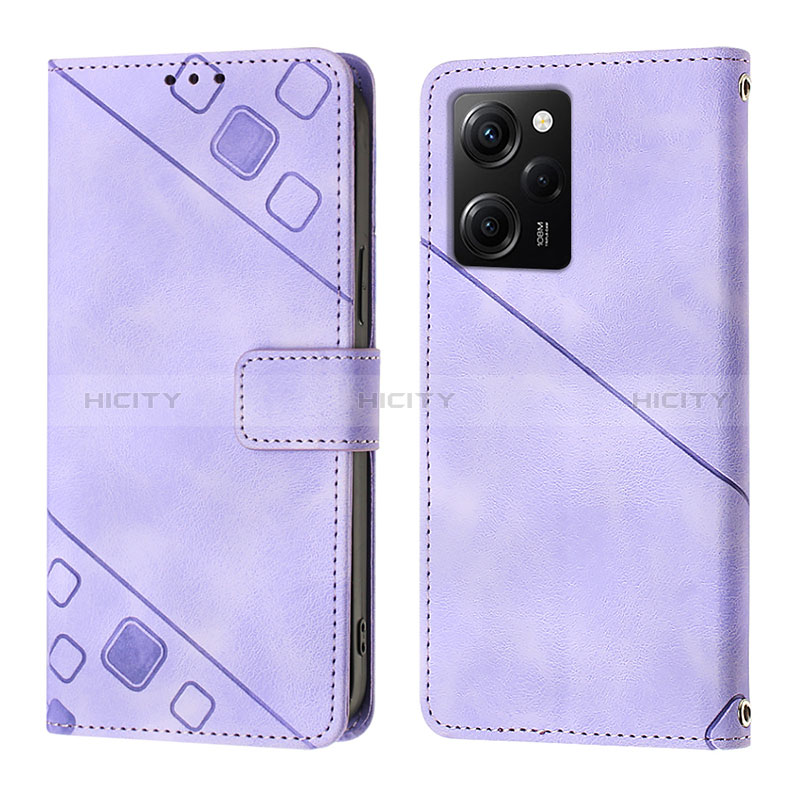 Funda de Cuero Cartera con Soporte Carcasa YB3 para Xiaomi Poco X5 Pro 5G