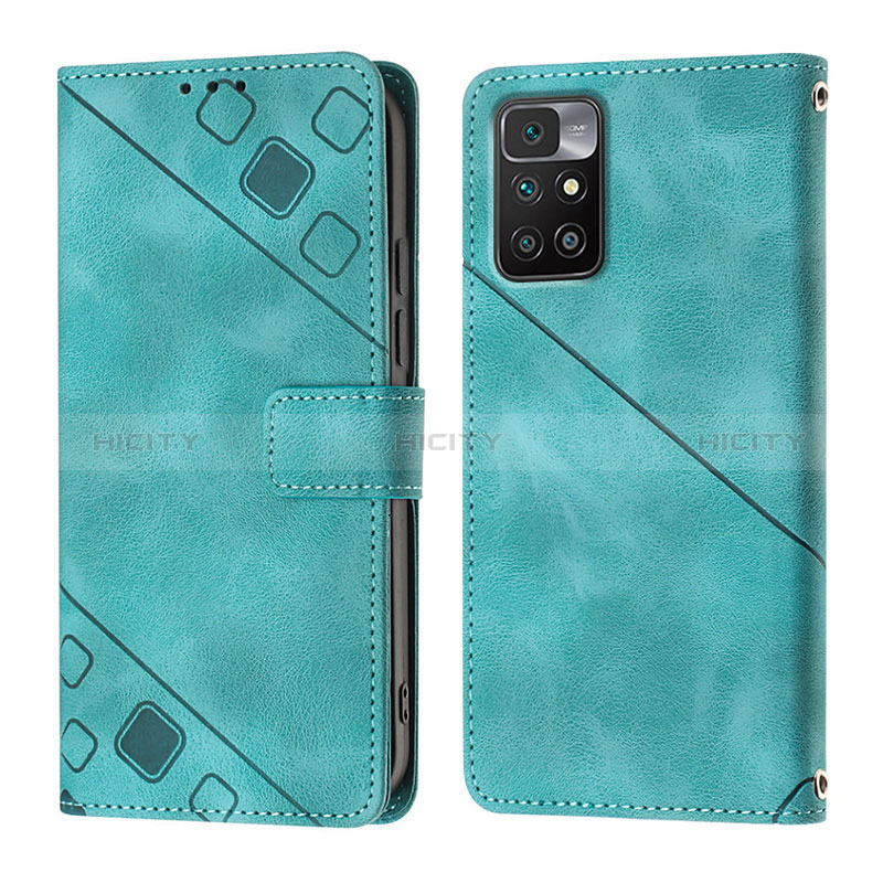 Funda de Cuero Cartera con Soporte Carcasa YB3 para Xiaomi Redmi 10 Prime