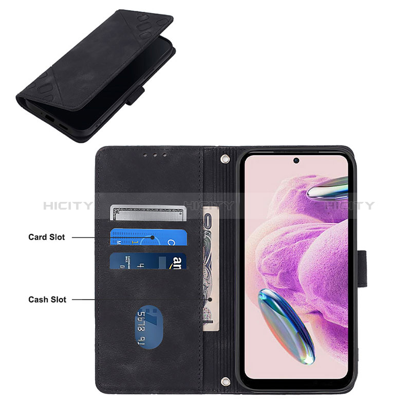 Funda de Cuero Cartera con Soporte Carcasa YB3 para Xiaomi Redmi Note 12S