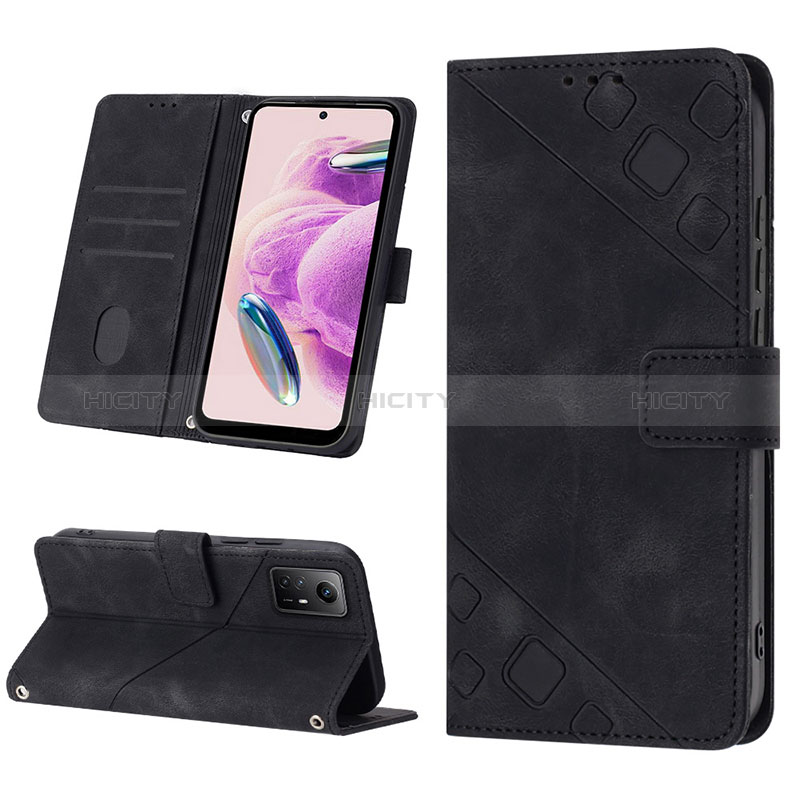 Funda de Cuero Cartera con Soporte Carcasa YB3 para Xiaomi Redmi Note 12S