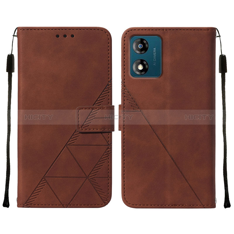 Funda de Cuero Cartera con Soporte Carcasa YB4 para Motorola Moto E13