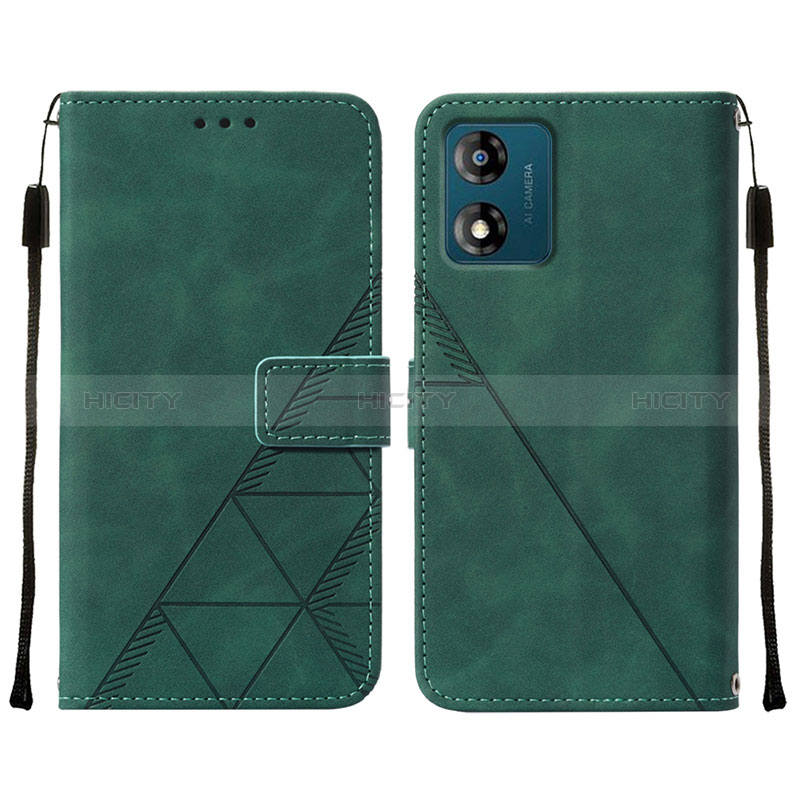 Funda de Cuero Cartera con Soporte Carcasa YB4 para Motorola Moto E13