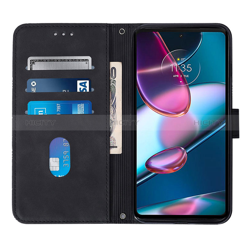 Funda de Cuero Cartera con Soporte Carcasa YB4 para Motorola Moto Edge 40 Pro 5G