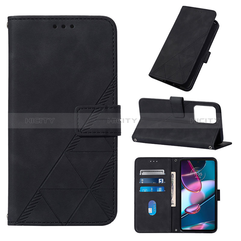 Funda de Cuero Cartera con Soporte Carcasa YB4 para Motorola Moto Edge 40 Pro 5G