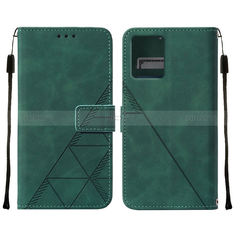 Funda de Cuero Cartera con Soporte Carcasa YB4 para Motorola Moto G 5G (2023) Verde