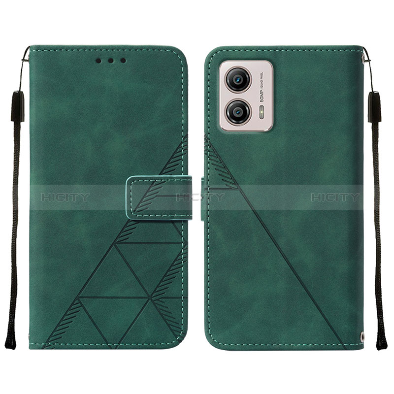 Funda de Cuero Cartera con Soporte Carcasa YB4 para Motorola Moto G53 5G