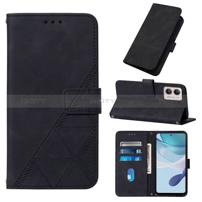 Funda de Cuero Cartera con Soporte Carcasa YB4 para Motorola Moto G53 5G