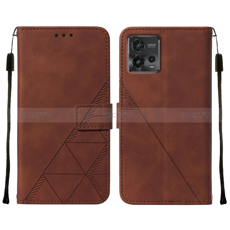 Funda de Cuero Cartera con Soporte Carcasa YB4 para Motorola Moto G72