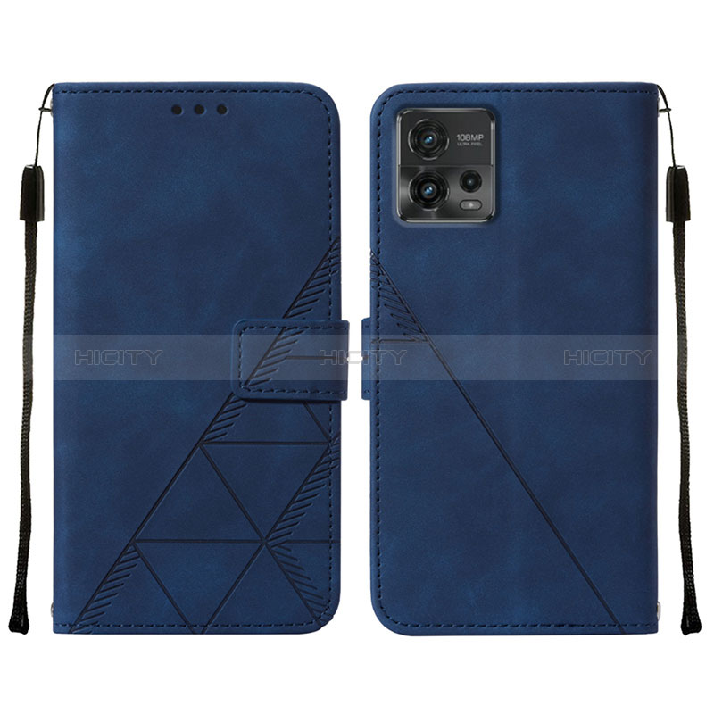 Funda de Cuero Cartera con Soporte Carcasa YB4 para Motorola Moto G72