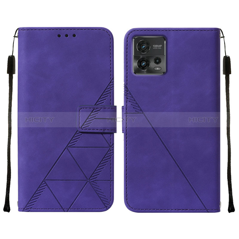 Funda de Cuero Cartera con Soporte Carcasa YB4 para Motorola Moto G72