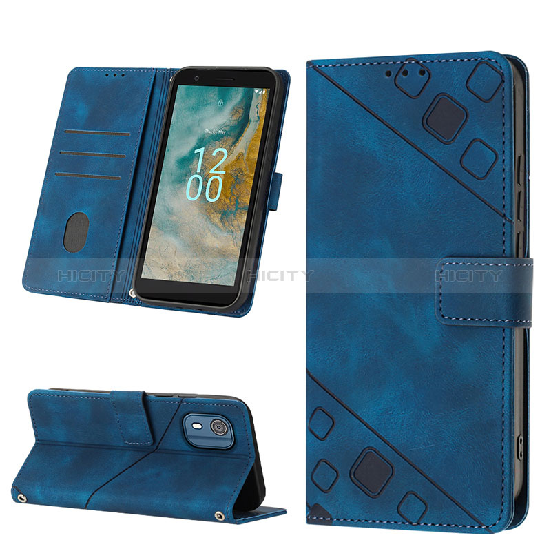 Funda de Cuero Cartera con Soporte Carcasa YB4 para Nokia C02