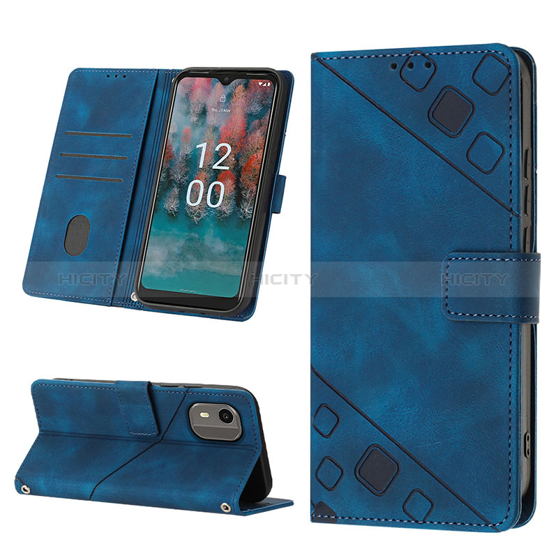 Funda de Cuero Cartera con Soporte Carcasa YB4 para Nokia C12