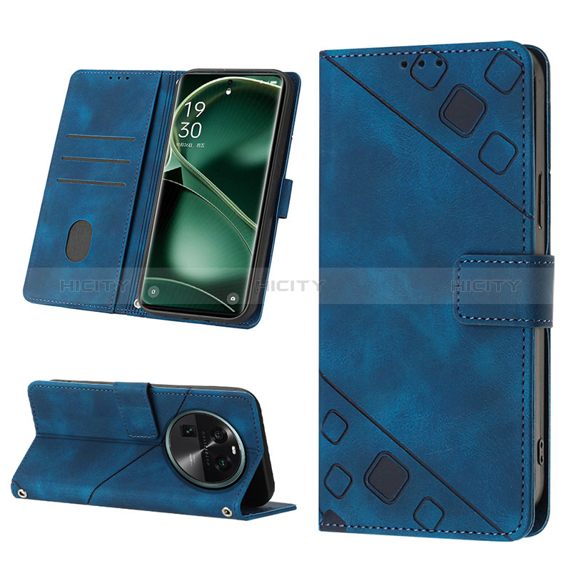 Funda de Cuero Cartera con Soporte Carcasa YB4 para Oppo Find X6 Pro 5G