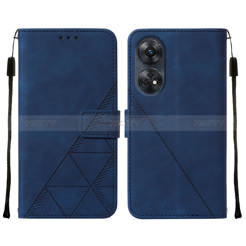 Funda de Cuero Cartera con Soporte Carcasa YB4 para Oppo Reno8 T 4G