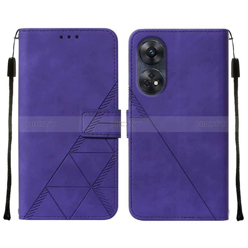 Funda de Cuero Cartera con Soporte Carcasa YB4 para Oppo Reno8 T 4G