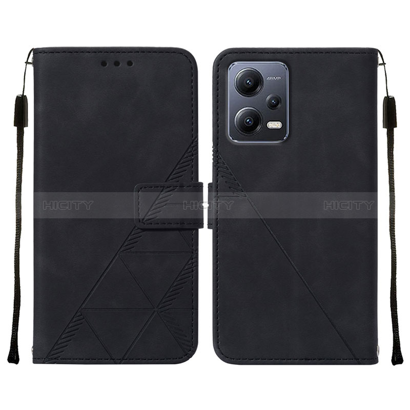 Funda de Cuero Cartera con Soporte Carcasa YB4 para Xiaomi Poco X5 5G Negro