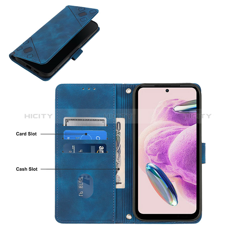 Funda de Cuero Cartera con Soporte Carcasa YB4 para Xiaomi Redmi Note 12S