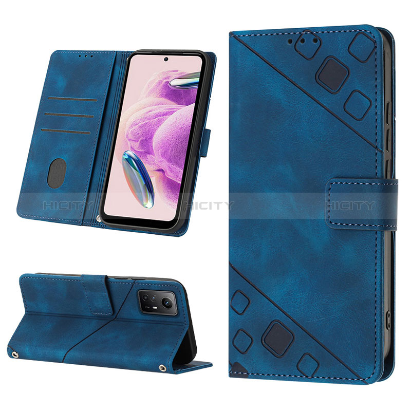 Funda de Cuero Cartera con Soporte Carcasa YB4 para Xiaomi Redmi Note 12S