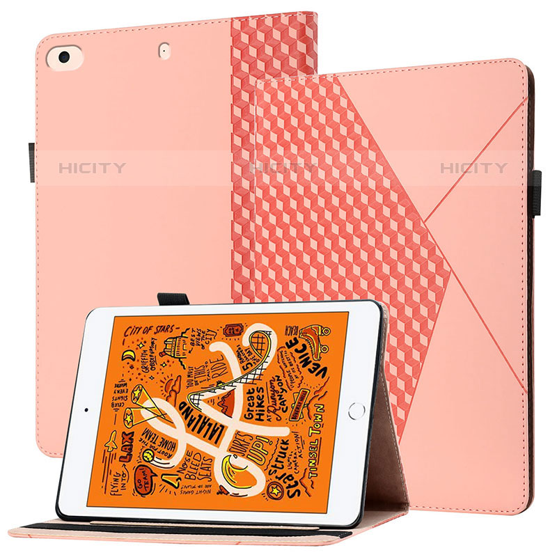 Funda de Cuero Cartera con Soporte Carcasa YX1 para Apple iPad Mini 5 (2019) Oro Rosa