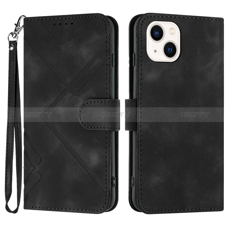 Funda de Cuero Cartera con Soporte Carcasa YX1 para Apple iPhone 14 Plus