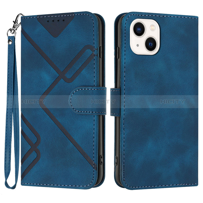 Funda de Cuero Cartera con Soporte Carcasa YX1 para Apple iPhone 14 Plus