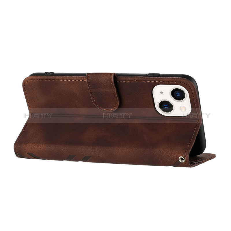 Funda de Cuero Cartera con Soporte Carcasa YX1 para Apple iPhone 14 Plus