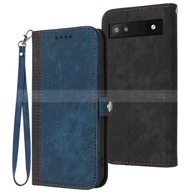 Funda de Cuero Cartera con Soporte Carcasa YX1 para Google Pixel 6a 5G Azul