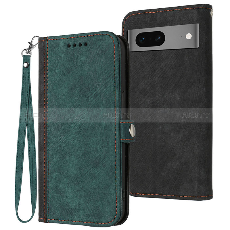 Funda de Cuero Cartera con Soporte Carcasa YX1 para Google Pixel 7 5G Verde