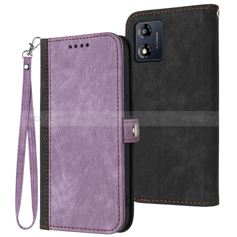 Funda de Cuero Cartera con Soporte Carcasa YX1 para Motorola Moto E13