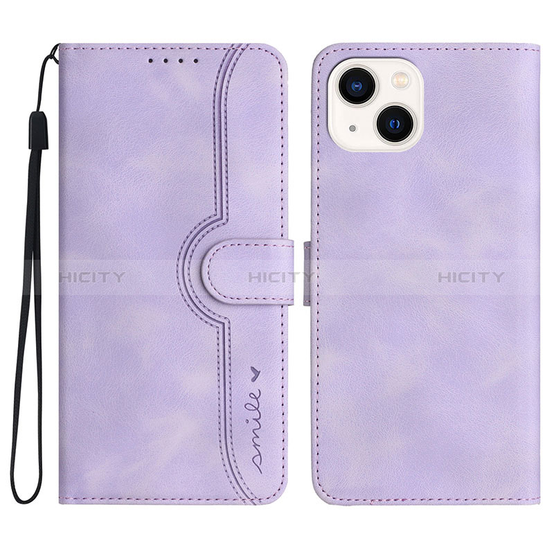 Funda de Cuero Cartera con Soporte Carcasa YX2 para Apple iPhone 14