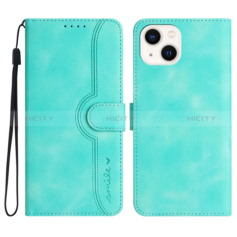 Funda de Cuero Cartera con Soporte Carcasa YX2 para Apple iPhone 14 Plus