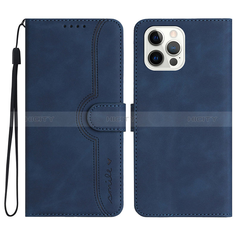 Funda de Cuero Cartera con Soporte Carcasa YX2 para Apple iPhone 14 Pro Max