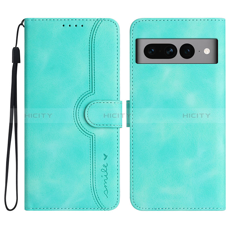 Funda de Cuero Cartera con Soporte Carcasa YX2 para Google Pixel 7 Pro 5G Verde