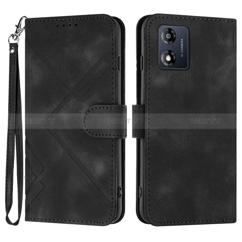 Funda de Cuero Cartera con Soporte Carcasa YX2 para Motorola Moto E13