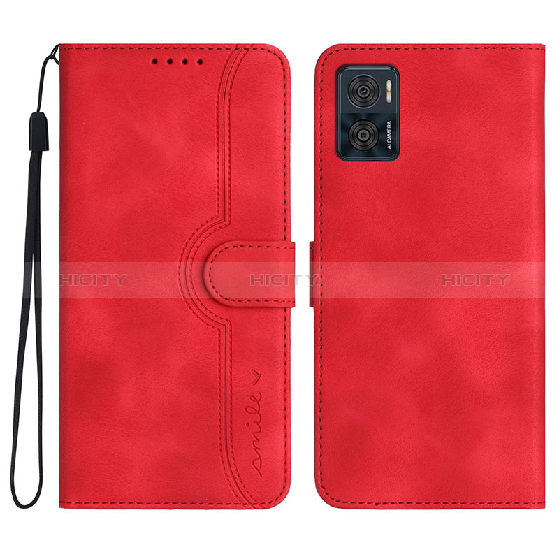 Funda de Cuero Cartera con Soporte Carcasa YX2 para Motorola Moto E22