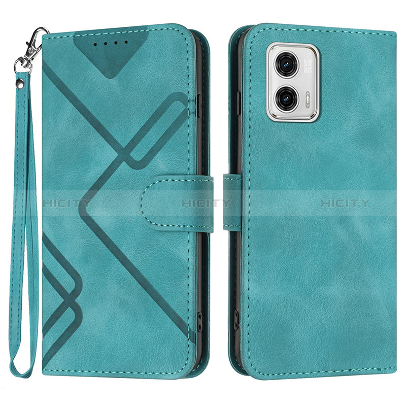 Funda de Cuero Cartera con Soporte Carcasa YX2 para Motorola Moto G53 5G