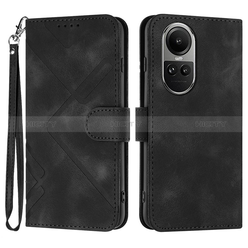 Funda de Cuero Cartera con Soporte Carcasa YX2 para Oppo Reno10 5G