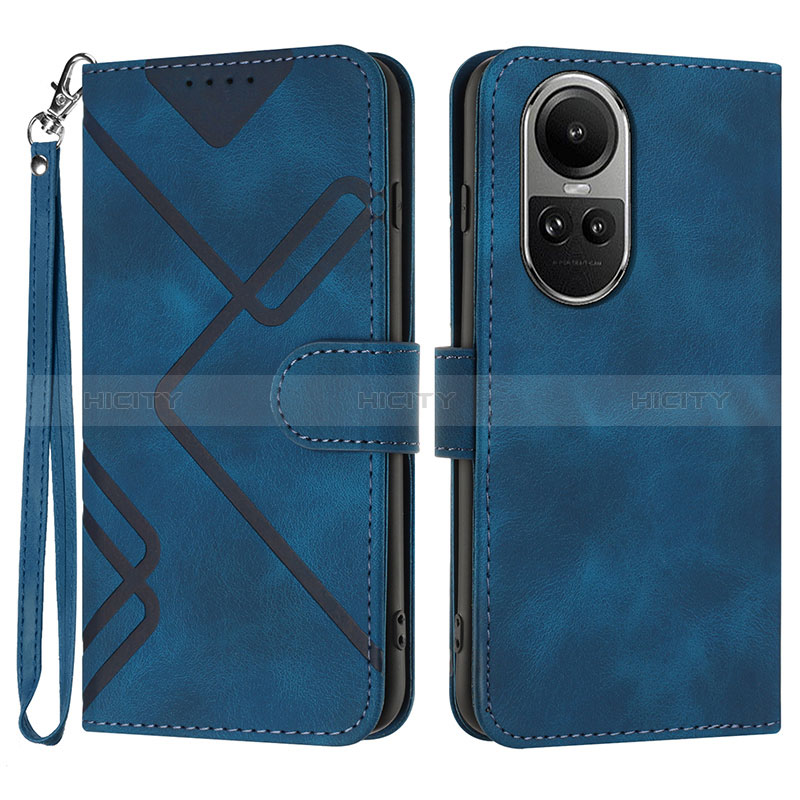 Funda de Cuero Cartera con Soporte Carcasa YX2 para Oppo Reno10 5G