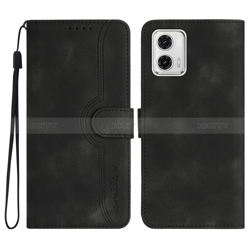 Funda de Cuero Cartera con Soporte Carcasa YX3 para Motorola Moto G53y 5G