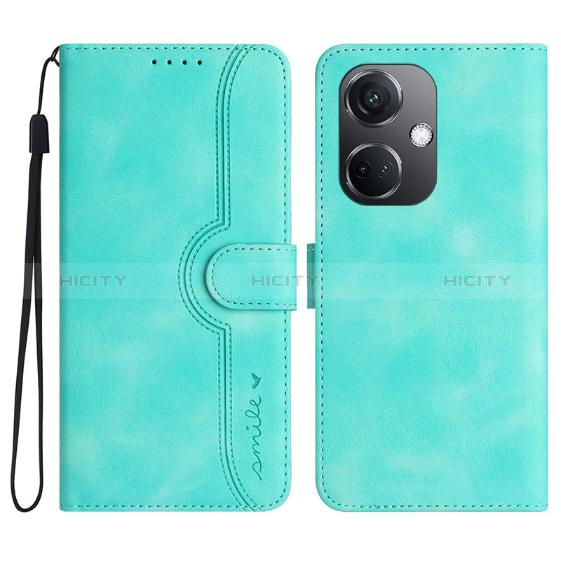 Funda de Cuero Cartera con Soporte Carcasa YX3 para Oppo K11 5G Verde