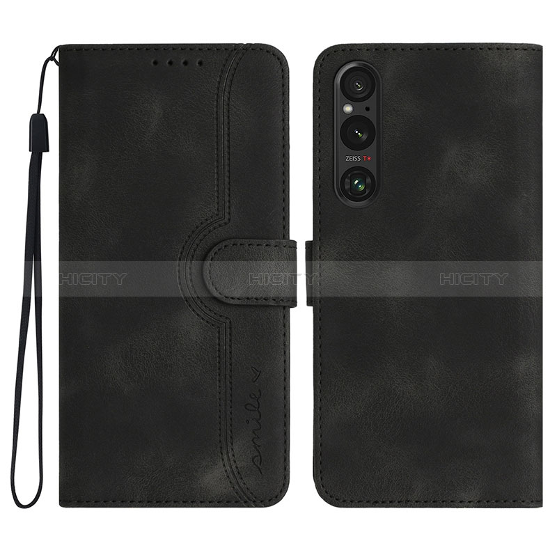 Funda de Cuero Cartera con Soporte Carcasa YX3 para Sony Xperia 1 V