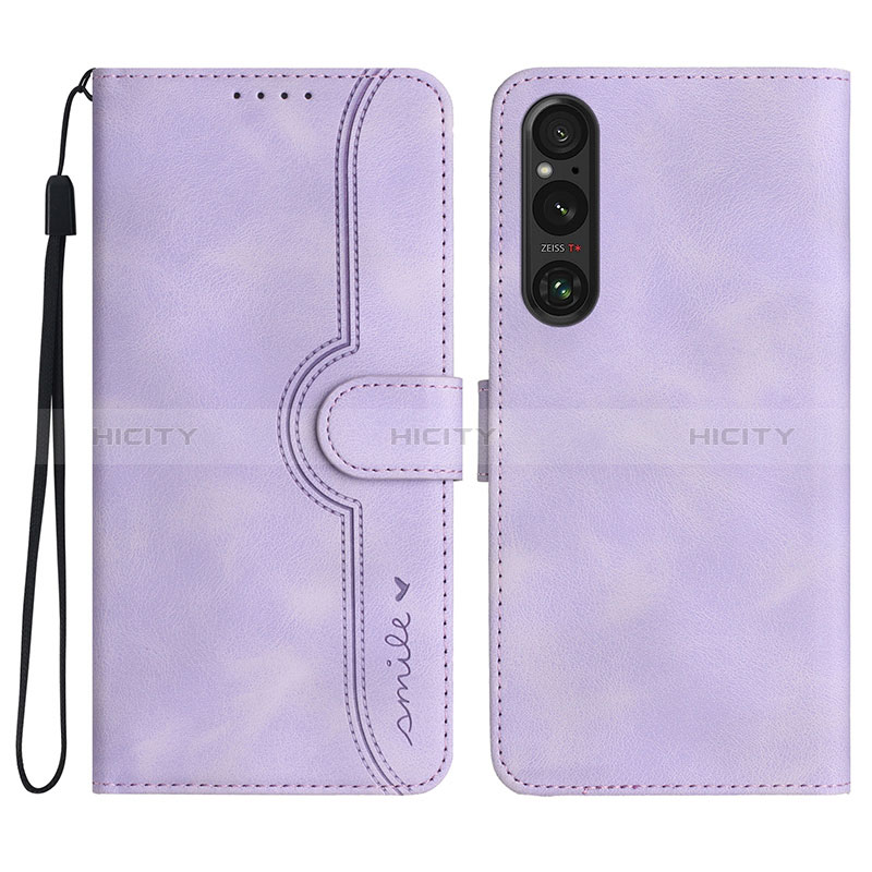 Funda de Cuero Cartera con Soporte Carcasa YX3 para Sony Xperia 1 V