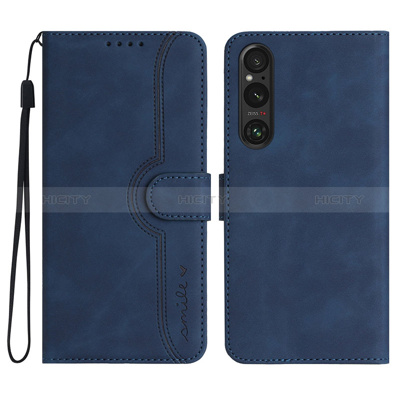 Funda de Cuero Cartera con Soporte Carcasa YX3 para Sony Xperia 1 V