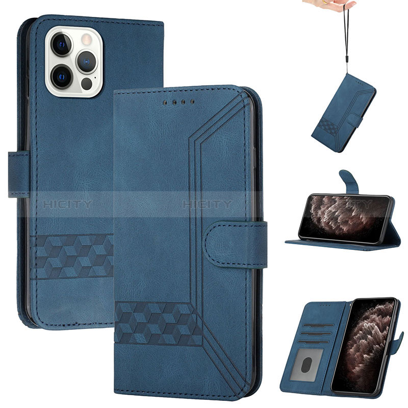 Funda de Cuero Cartera con Soporte Carcasa YX4 para Apple iPhone 14 Pro