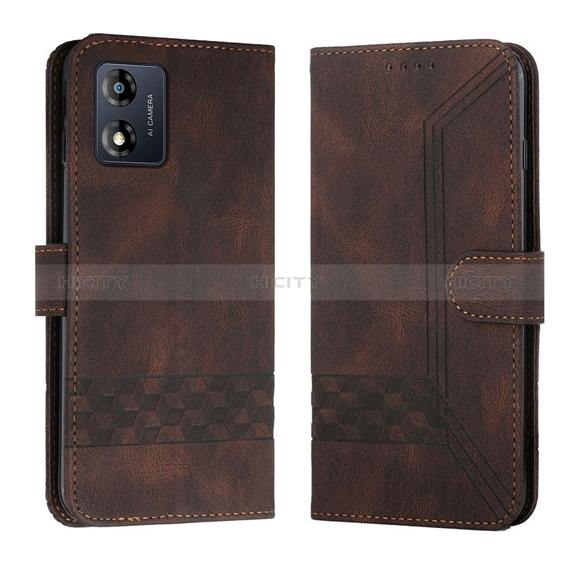 Funda de Cuero Cartera con Soporte Carcasa YX4 para Motorola Moto E13