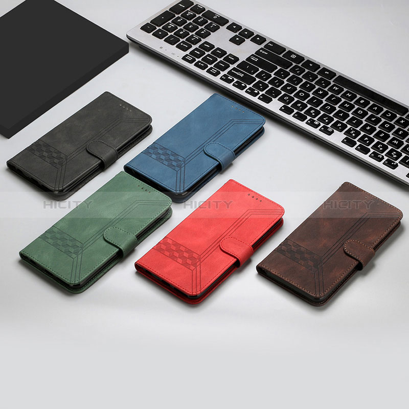 Funda de Cuero Cartera con Soporte Carcasa YX4 para Motorola Moto E13