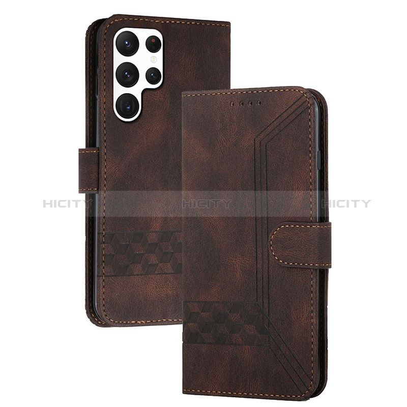 Funda de Cuero Cartera con Soporte Carcasa YX4 para Samsung Galaxy S24 Ultra 5G