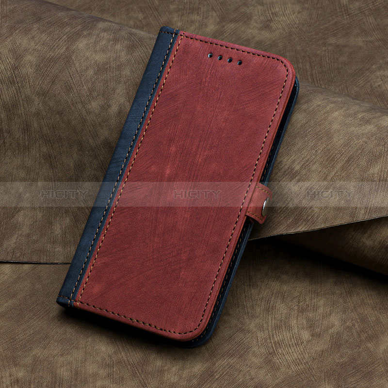 Funda de Cuero Cartera con Soporte Carcasa YX5 para Apple iPhone 14 Plus Rojo