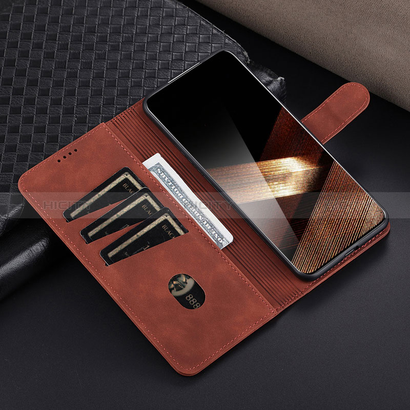 Funda de Cuero Cartera con Soporte Carcasa YZ1 para Huawei Honor 80 5G