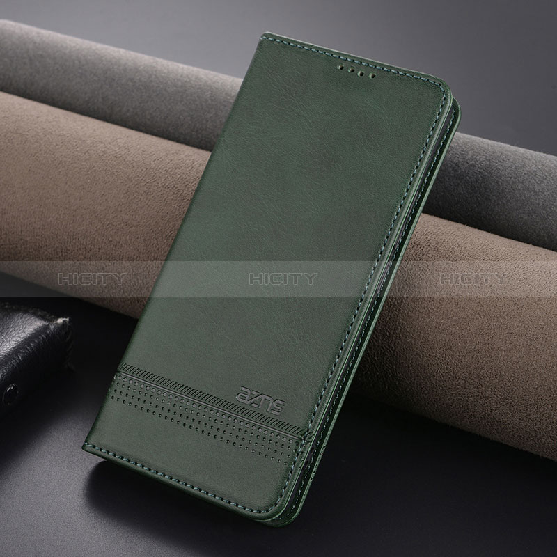 Funda de Cuero Cartera con Soporte Carcasa YZ1 para Xiaomi Redmi Note 13 Pro 5G Verde